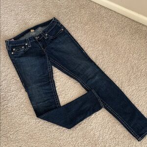 True Religion Dark Blue Women's Skinny Jeans